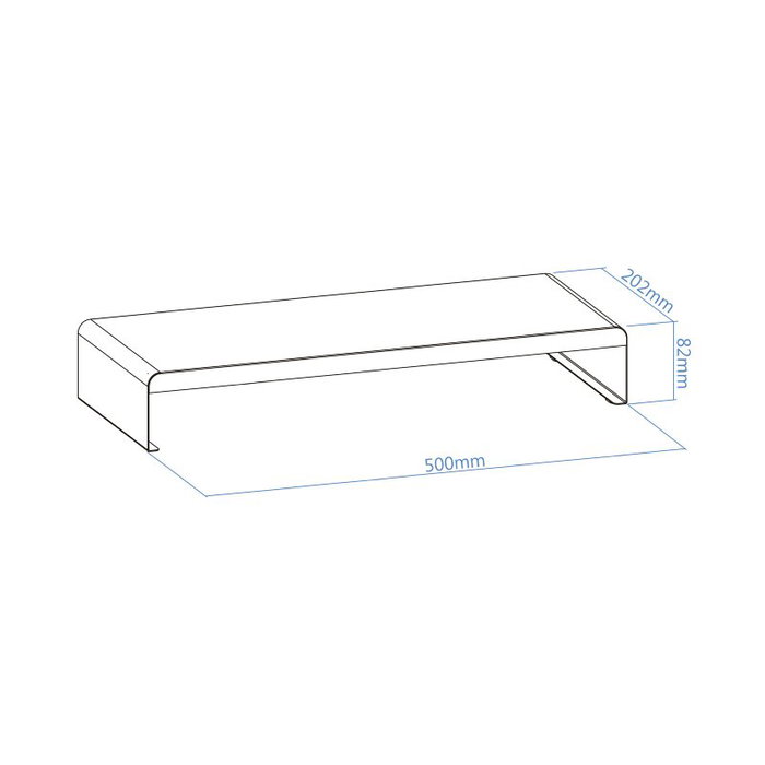 Tooq TQMR0121 Soporte Elevador para Monitor o Portátil Negro